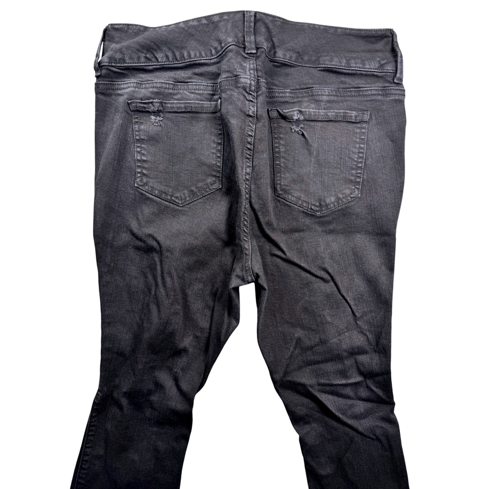 Torrid Black Distressed Ripped Jeggings High Rise Plus Size 16 Short - Picture 11 of 15